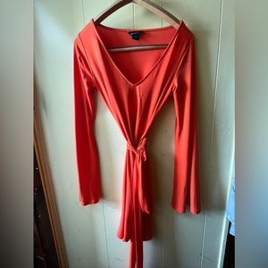 MODA International Orange Summer Mini Dress
